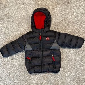 Toddler fleece lined puffer